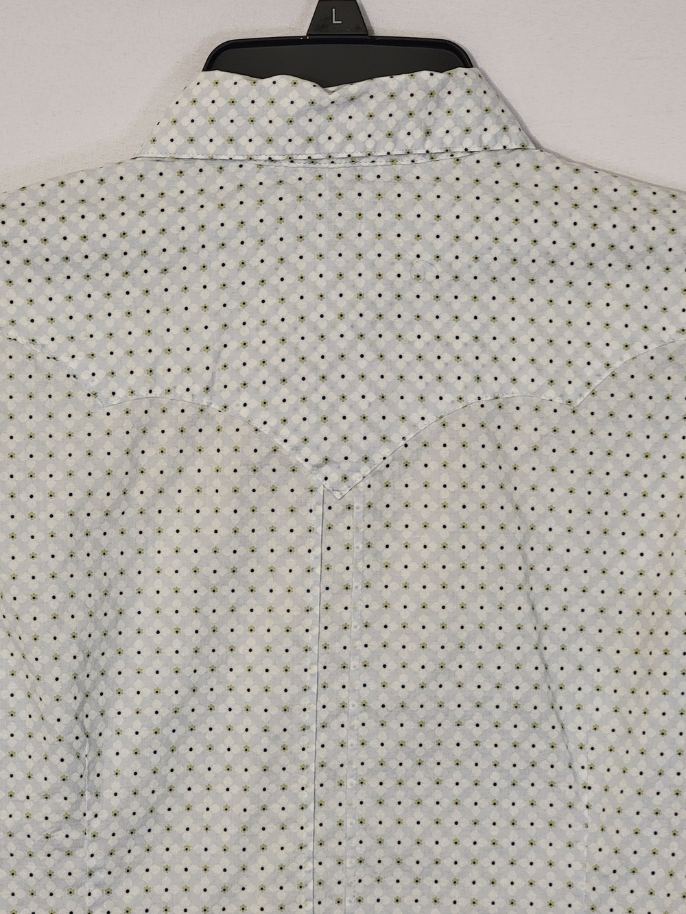 Ariat Button-Up Shirt Navy Dot Pattern Size S/P - Picture 8 of 10